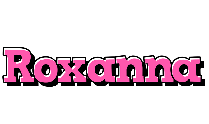 Roxanna girlish logo