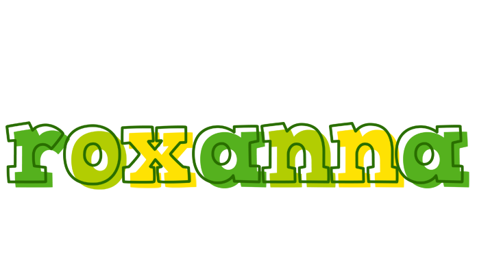 Roxanna juice logo