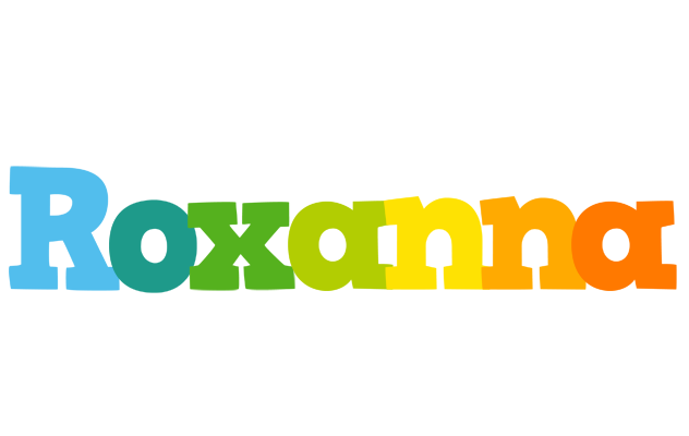 Roxanna rainbows logo