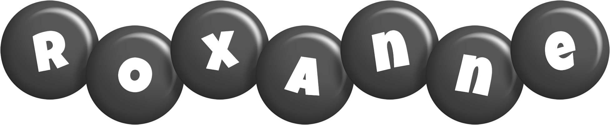 Roxanne candy-black logo