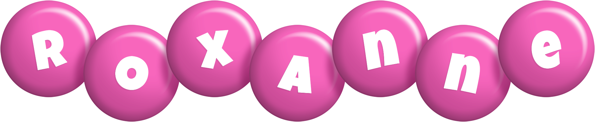 Roxanne candy-pink logo