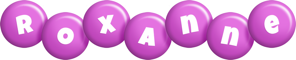 Roxanne candy-purple logo