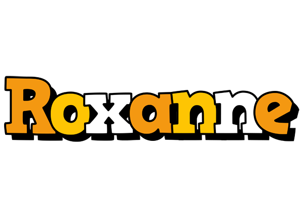 Roxanne cartoon logo
