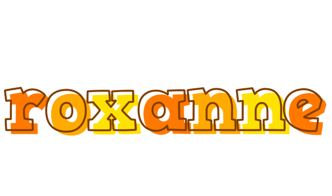 Roxanne desert logo