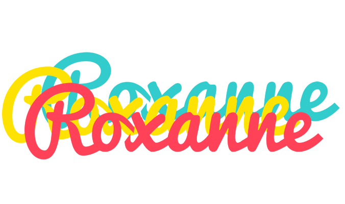 Roxanne disco logo