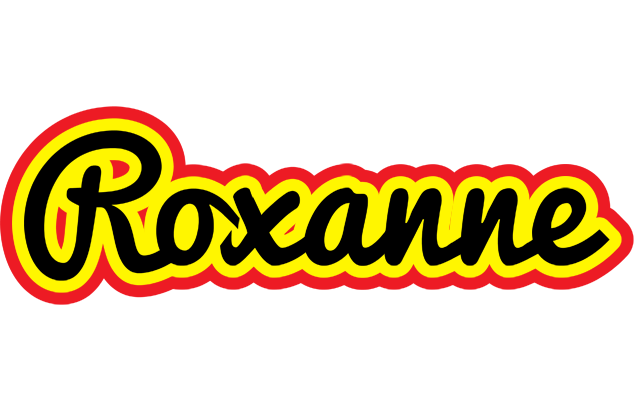 Roxanne flaming logo
