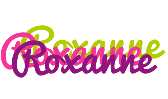 Roxanne flowers logo