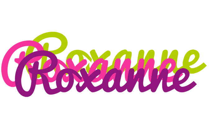 Roxanne flowers logo
