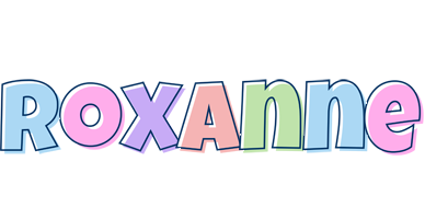 Roxanne pastel logo