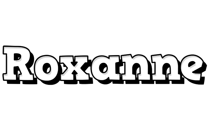 Roxanne snowing logo