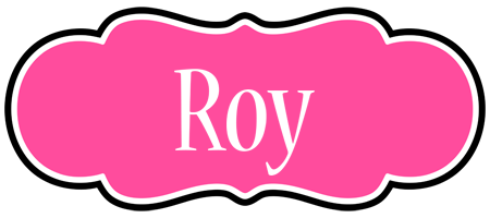 Roy invitation logo