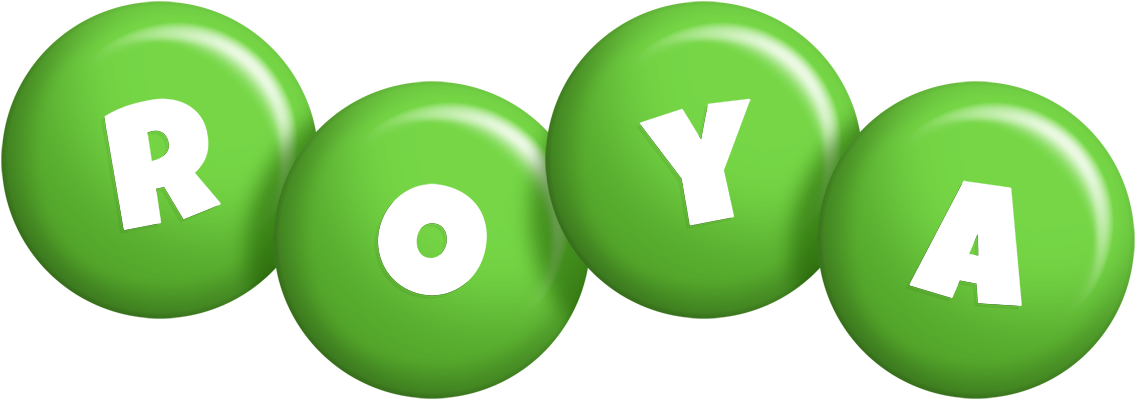 Roya candy-green logo