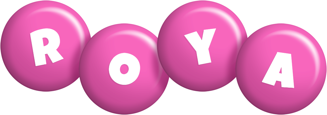 Roya candy-pink logo