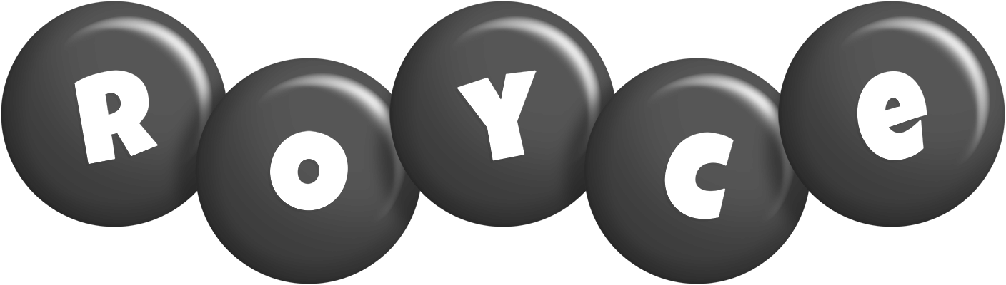Royce candy-black logo