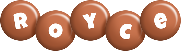 Royce candy-brown logo