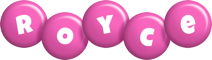 Royce candy-pink logo