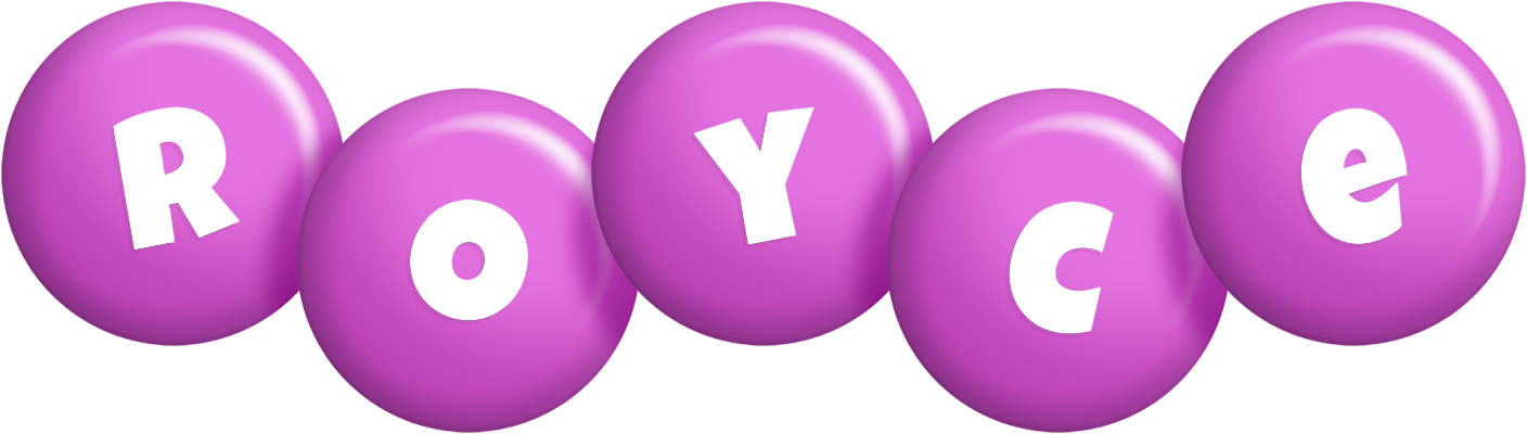 Royce candy-purple logo