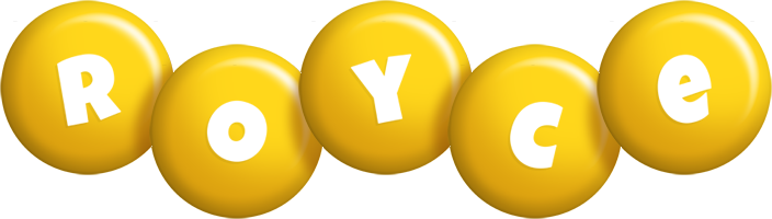 Royce candy-yellow logo