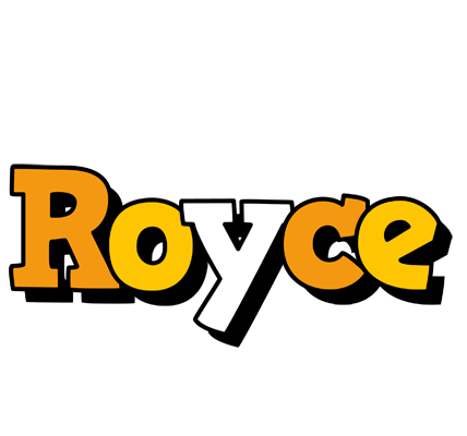 Royce cartoon logo