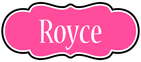 Royce invitation logo