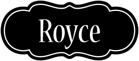 Royce welcome logo