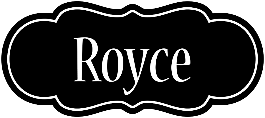 Royce welcome logo