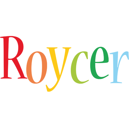 Roycer birthday logo