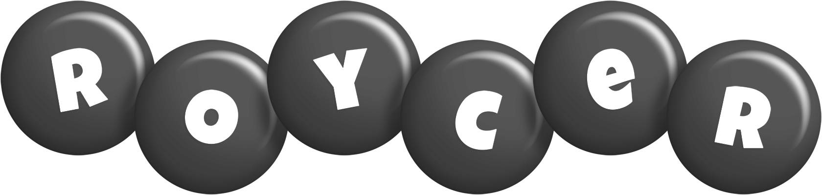 Roycer candy-black logo