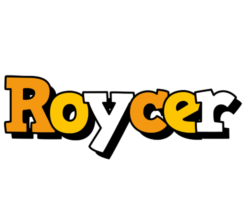 Roycer cartoon logo