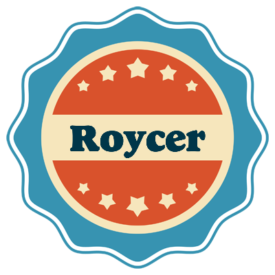 Roycer labels logo