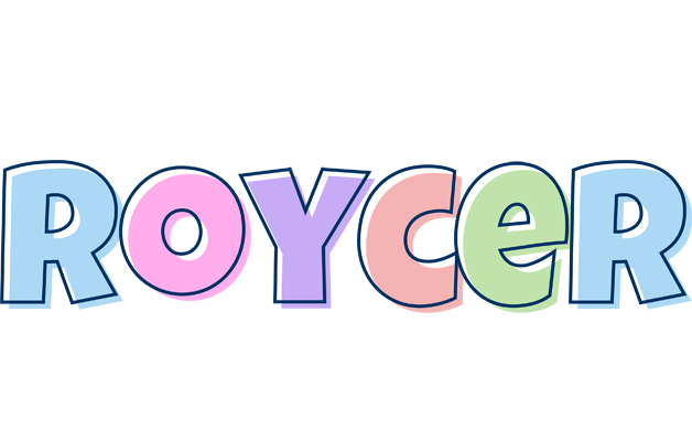 Roycer pastel logo