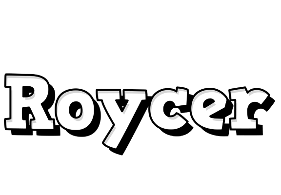 Roycer snowing logo
