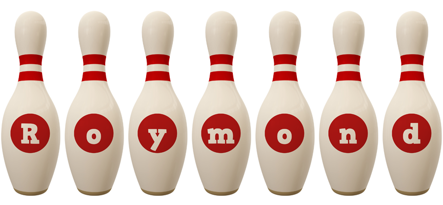 Roymond bowling-pin logo