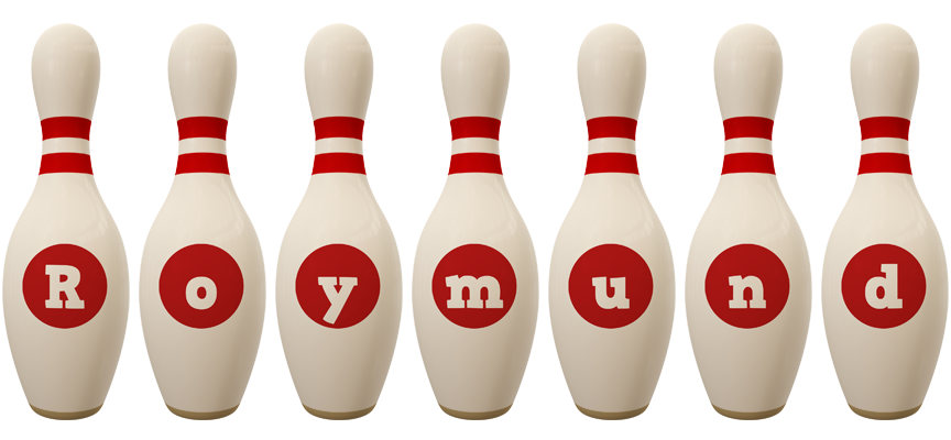 Roymund bowling-pin logo
