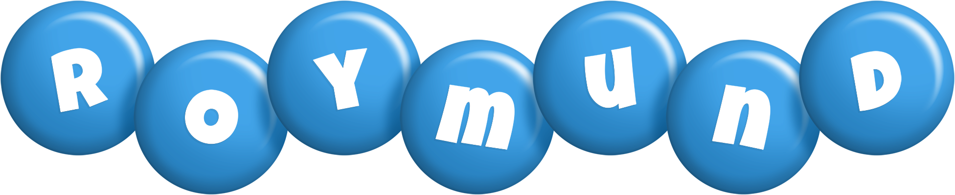Roymund candy-blue logo