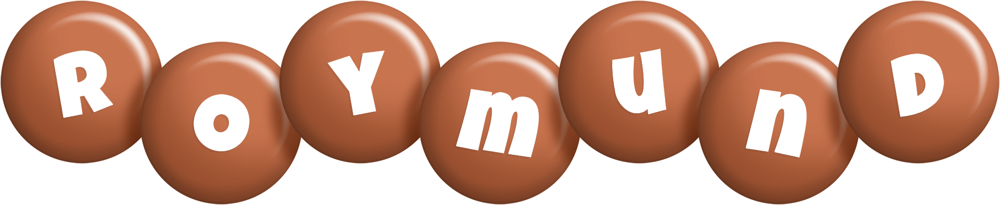 Roymund candy-brown logo