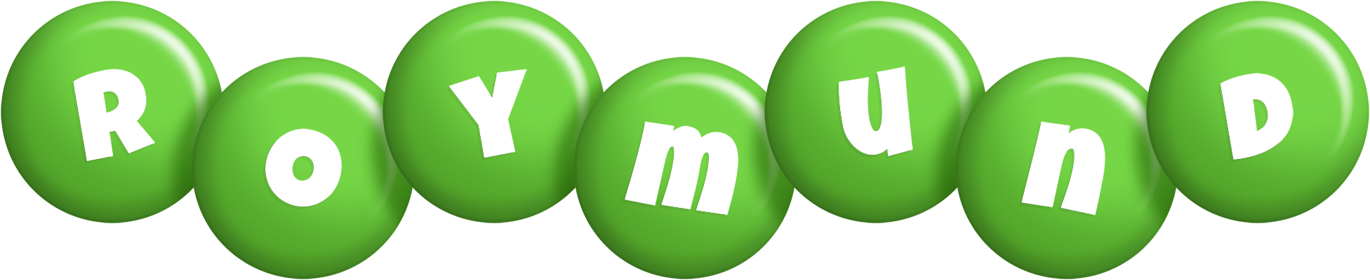 Roymund candy-green logo