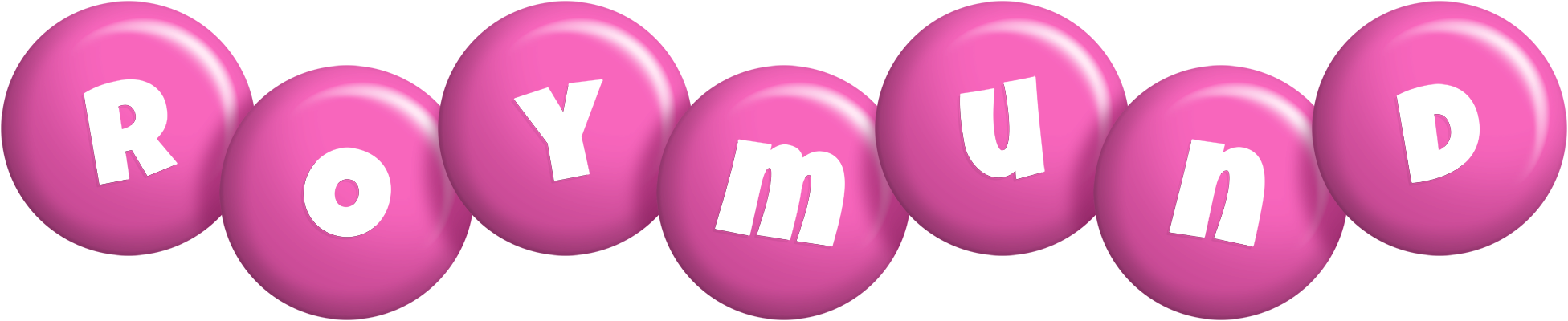 Roymund candy-pink logo