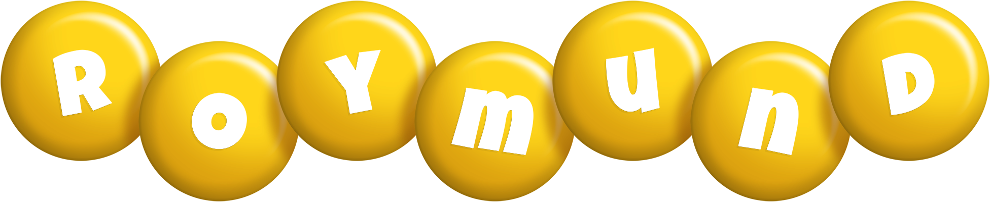 Roymund candy-yellow logo