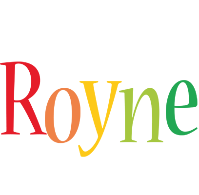 Royne birthday logo