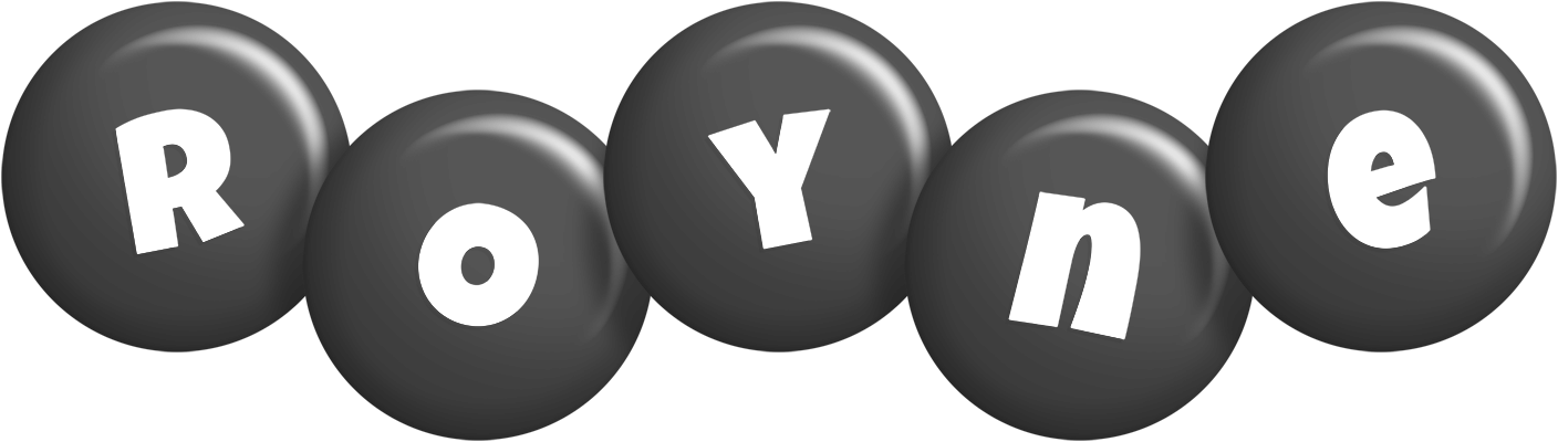 Royne candy-black logo