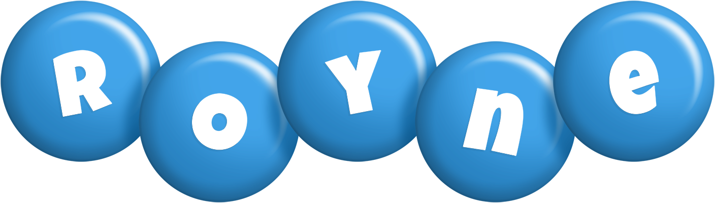 Royne candy-blue logo