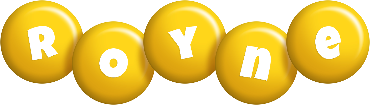 Royne candy-yellow logo