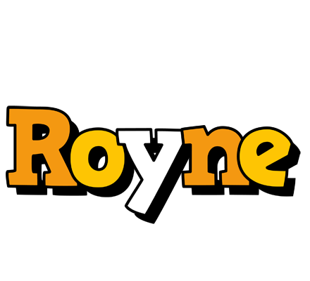Royne cartoon logo