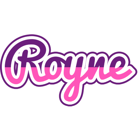 Royne cheerful logo