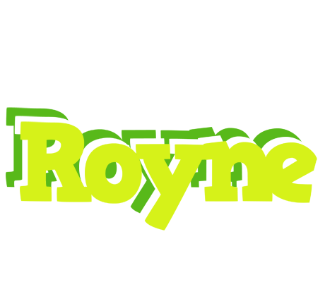 Royne citrus logo