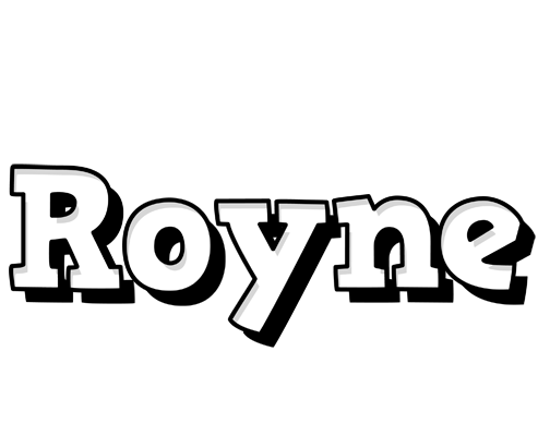 Royne snowing logo