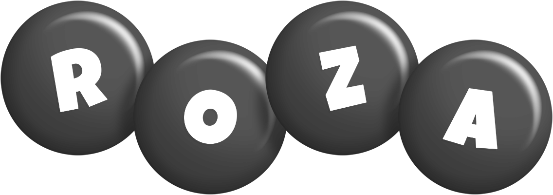 Roza candy-black logo
