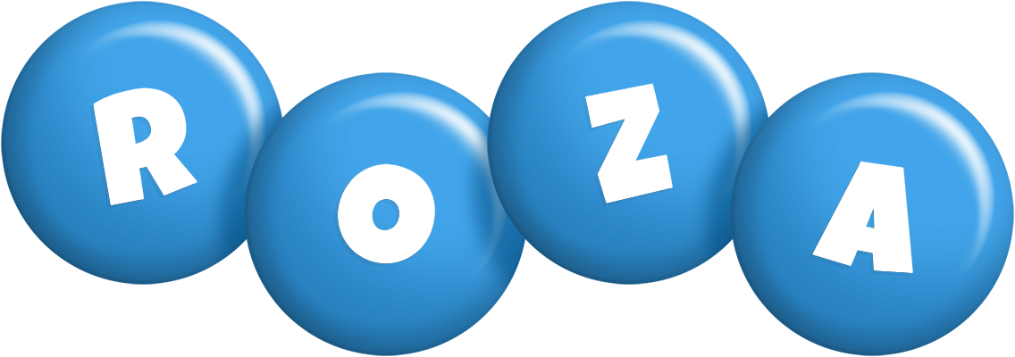 Roza candy-blue logo