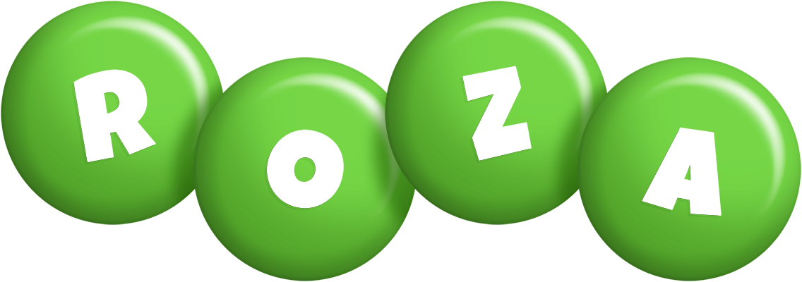 Roza candy-green logo